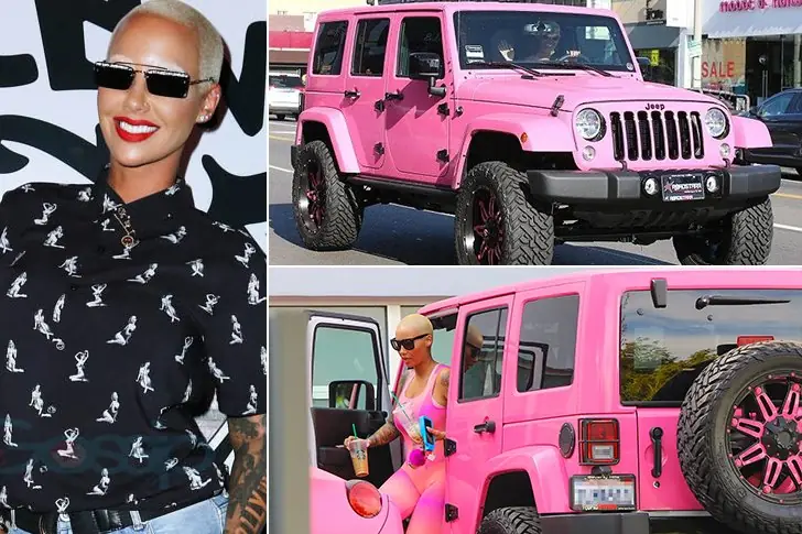 Amber Rose & A.E. Edwards –  Jeep Wrangler Unlimited , Estimated $150K