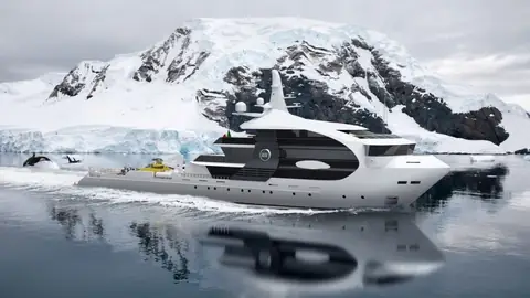 This New Italian Yacht Looks Like a Killer Whale, and Can Comfortably Handle the Arctic