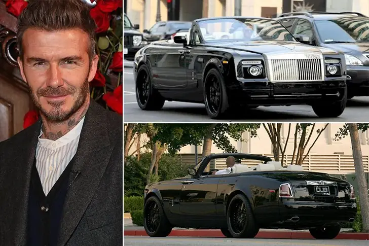 David Beckham & Victoria Beckham –  Rolls-Royce Phantom Drophead Coupe , Estimated $327K