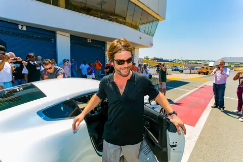 A Famous Rock Star Who Owns Hundreds of Exotic Cars Gave His Ferrari GTC4 A New Metallic Purple Coating