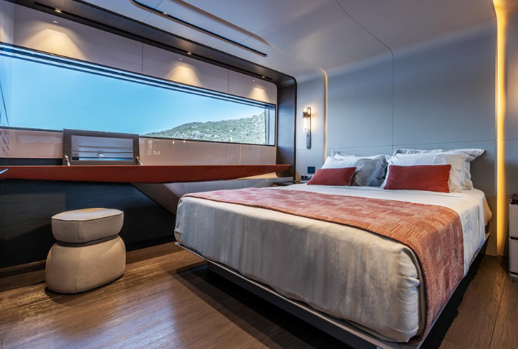 Yacht Charter cabin with basic accommodations.