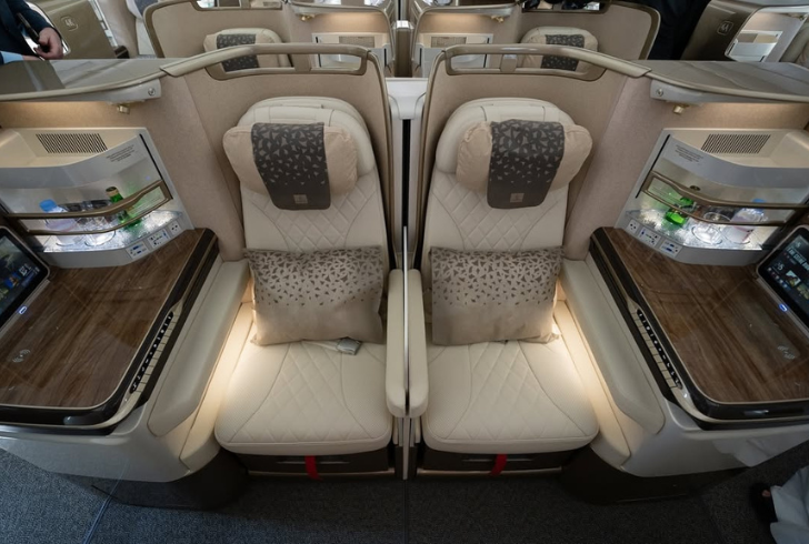 Emirates has introduced the A350 with a host of advanced features.