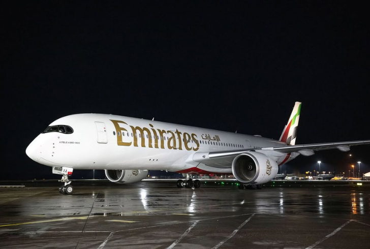 Emirates' first A350 flight to Edinburgh starts on January 3, 2025.